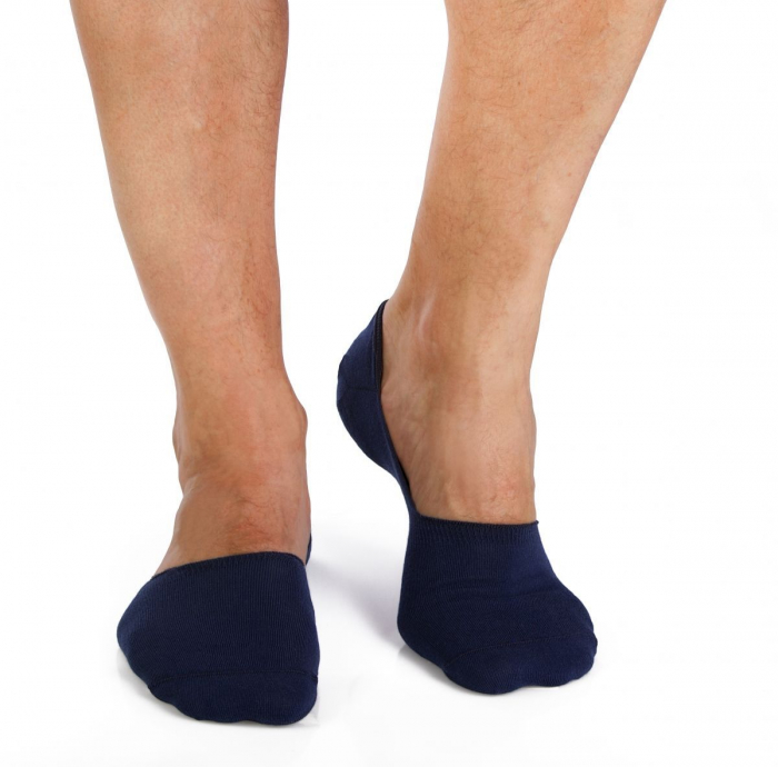Sosete tip talpici INVISIBLE ORGANIC SOCKS DARK BLUE [3]