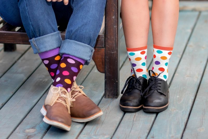 Sosete Confortabile Bambus Dots Box 3 buc. [3]