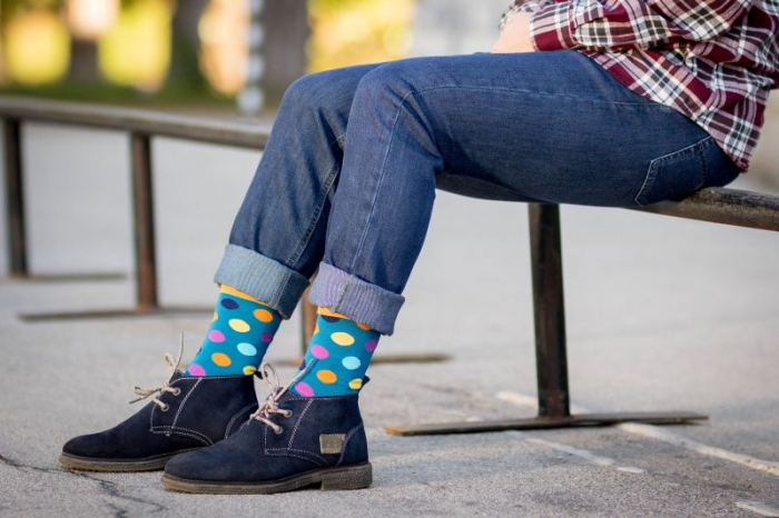 Sosete Confortabile Bambus Dots Box 3 buc. [4]