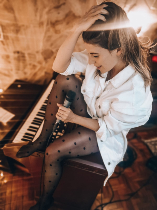 Ciorapi dama Eva cu buline 20 den [4]