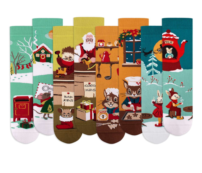 Cutie cu 4 perechi de șosete Arty Socks Poveste de Crăciun [3]