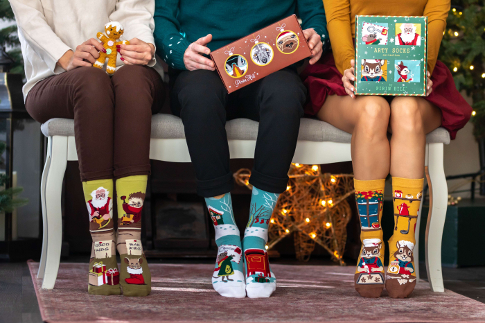 Cutie cu 4 perechi de șosete Arty Socks Poveste de Crăciun [6]