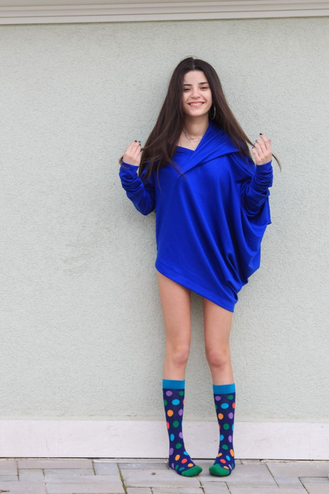 Sosete bambus buline Cobalt Blue [5]