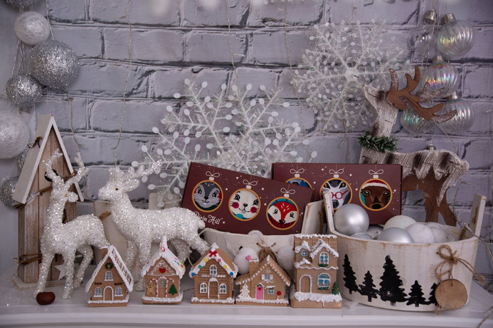 Sosete bambus de craciun BOX 3 Comfort Feet Socks CHRISTMAS Mouse Rabbit Fox [5]