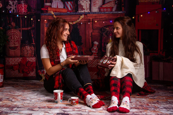 Sosete bambus de craciun Comfort Feet Socks CHRISTMAS SANTA CLAUS [5]