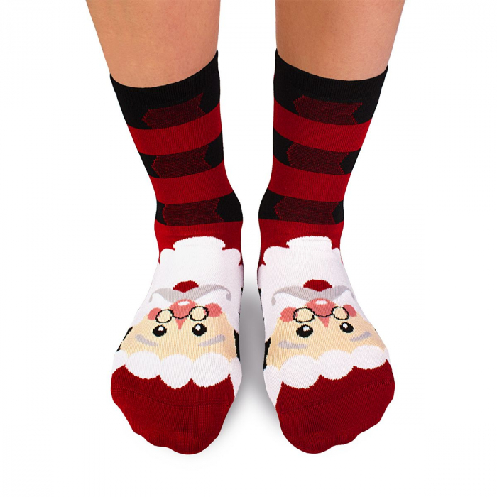 Sosete bambus de craciun Comfort Feet Socks CHRISTMAS SANTA CLAUS [2]