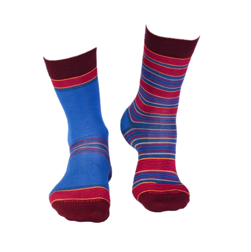 Sosete bambus dungi Burgundy Blue [6]