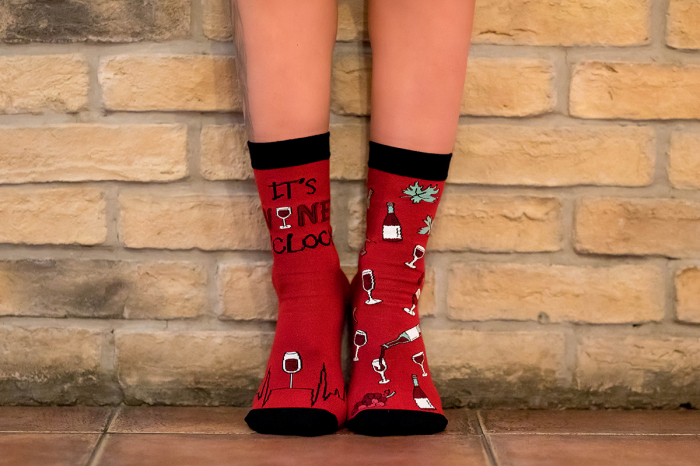 Sosete bumbac Arty Socks WINERY Bordeaux [5]