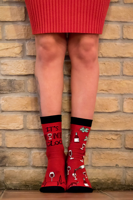 Sosete bumbac Arty Socks WINERY Bordeaux [4]