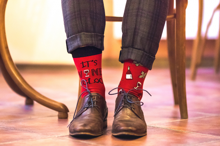 Sosete bumbac Arty Socks WINERY Bordeaux [3]