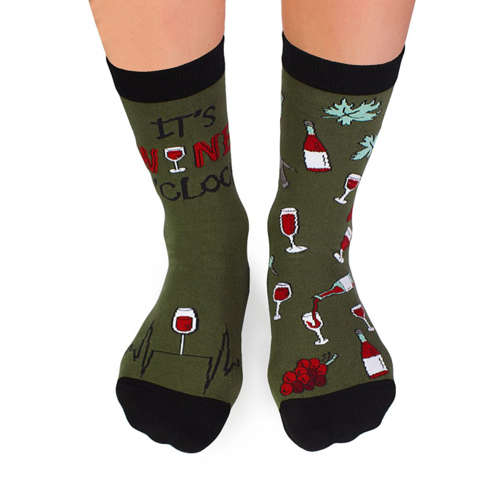 Sosete bumbac Arty Socks WINERY Khaki [2]