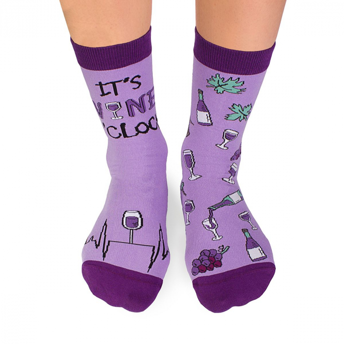 Sosete bumbac Arty Socks WINERY Purple [2]