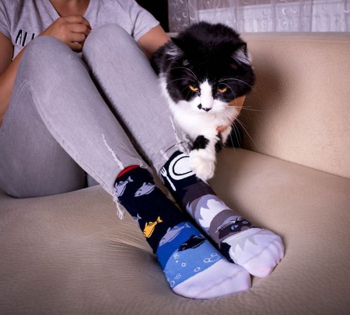 Sosete bumbac Cat Chef [3]