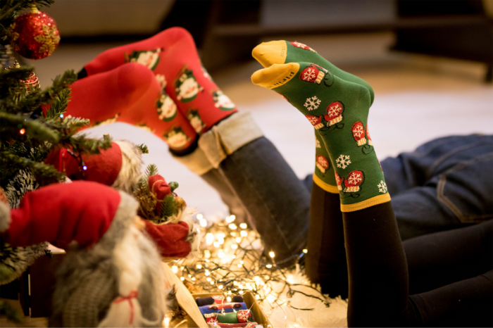 Sosete bumbac Christmas Box2, 3 BUC. [2]