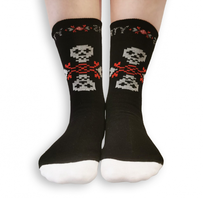 Sosete bumbac Dirty Socks black/white [2]