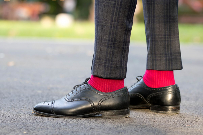 Sosete bumbac lungi fara elastic Fucsia [5]