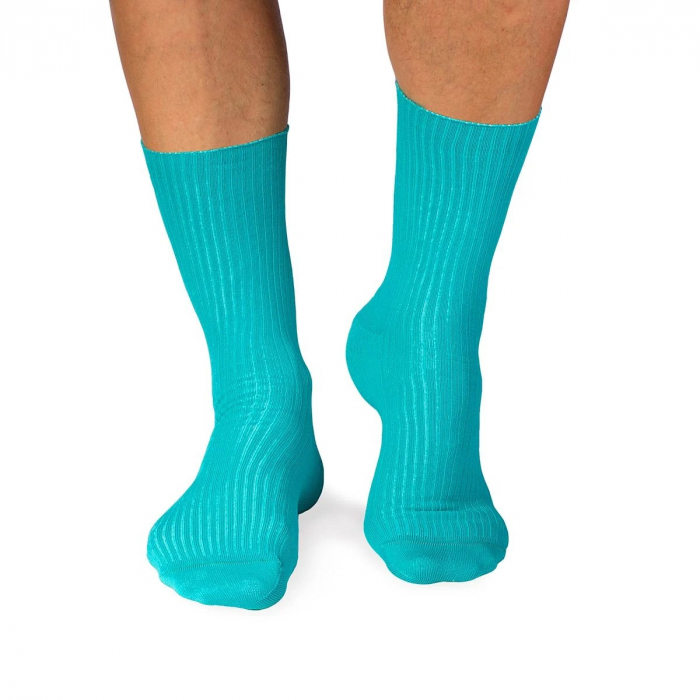 Sosete bumbac lungi fara elastic Mint [2]