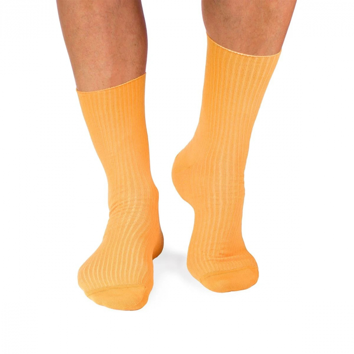 Sosete bumbac lungi fara elastic Yellow [2]