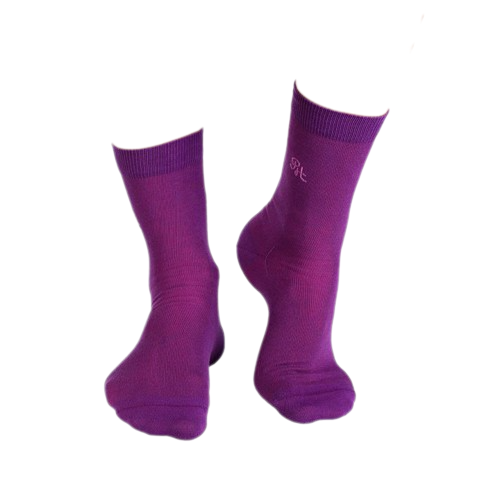 Sosete bumbac organic 98% COTTON RICH Violet [4]