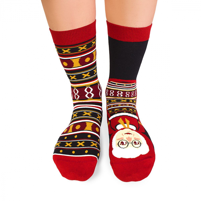 Sosete bumbac organic ARTY SOCKS Bunicuta Negru [2]