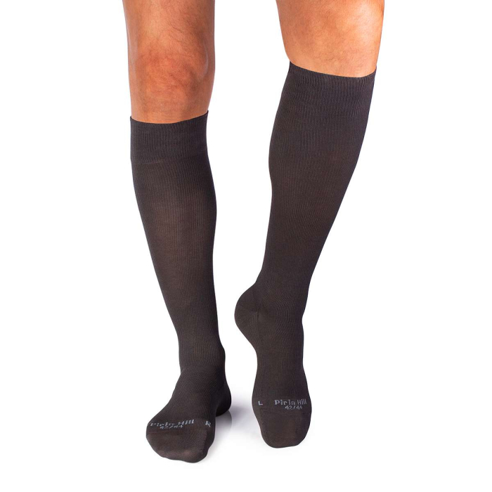 Șosete compresive lungi 3/4 din Bumbac Mercerizat Antracit [4]