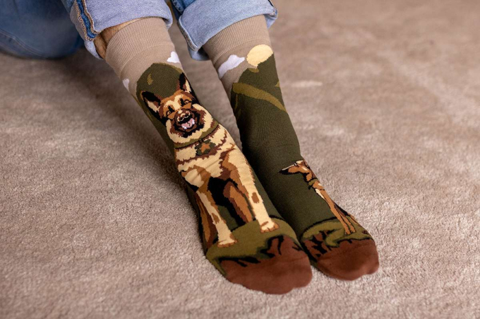 Șosete din bumbac Arty Socks cu Ciobănesc German [4]