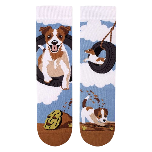 Șosete din bumbac Arty Socks cu Jack Russell [5]