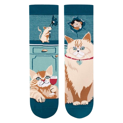 Șosete din bumbac Arty Socks Pisici și Șoareci [7]
