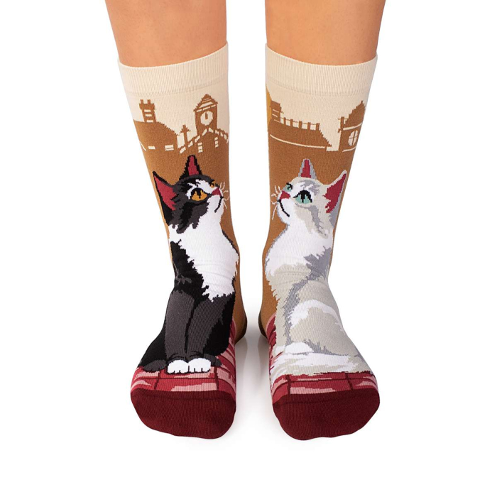 Șosete din bumbac Arty Socks Pisici Urbane [2]