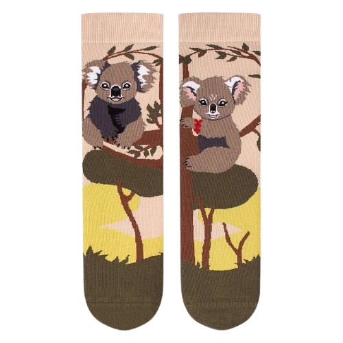 Sosete din bumbac organic Arty Socks Koala Indragostite Kaki [3]