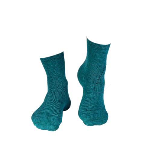 Sosete din in si bumbac LINEN SNEAKER SOCKS Albastru petrol [4]
