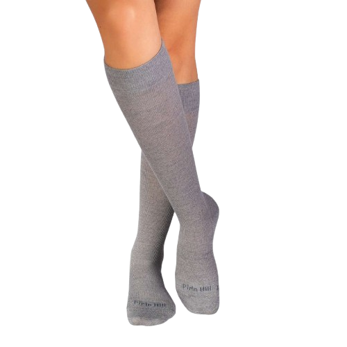 Șosete lungi compresive 3/4 din Lână Merinos Gri [7]