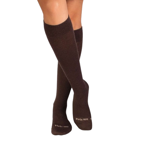 Șosete lungi compresive 3/4 din Lână Merinos Maro [7]