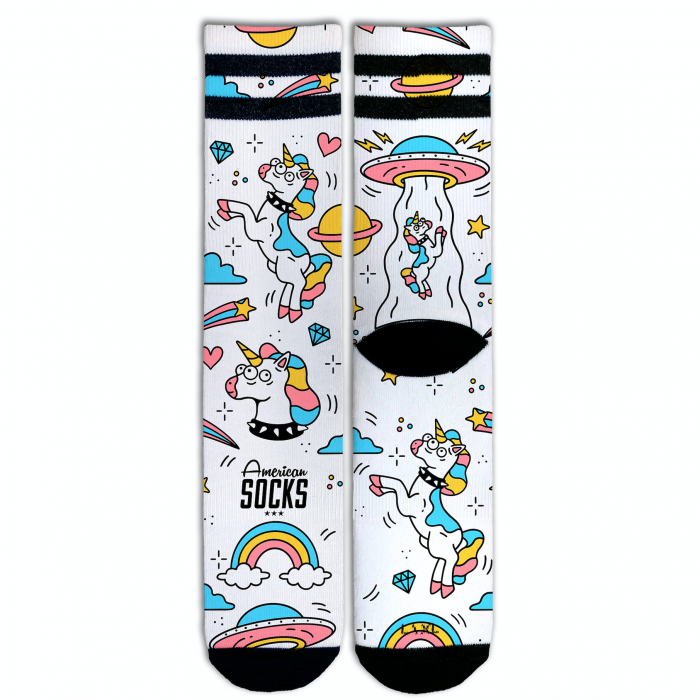Sosete lungime medie Coolmax Twinkle Unicorn [2]