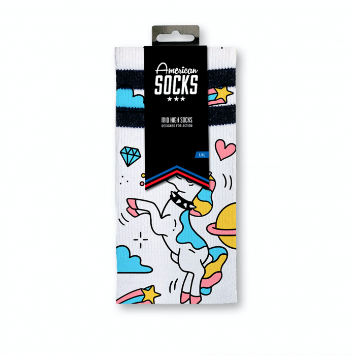 Sosete lungime medie Coolmax Twinkle Unicorn [3]