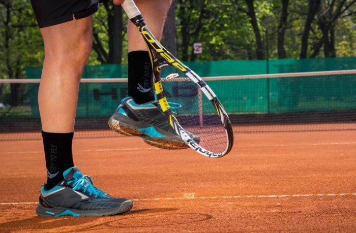 Sosete pentru tenis Cotton Black [3]