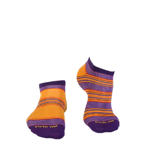 Sosete scurte bambus dungi Purple Orange [8]