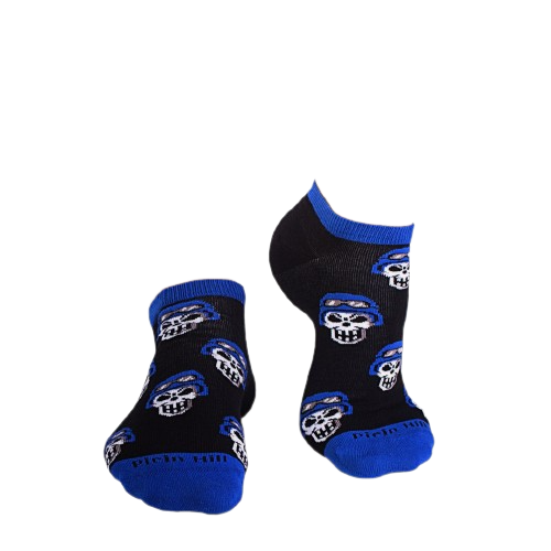 Sosete scurte bumbac Blue Skull [4]