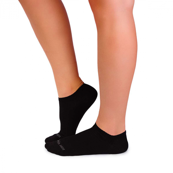 Sosete scurte bumbac Classic Cotton Negru [2]