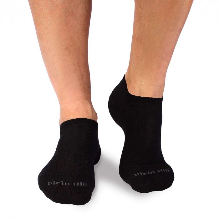 Sosete scurte bumbac Classic Cotton Negru [3]