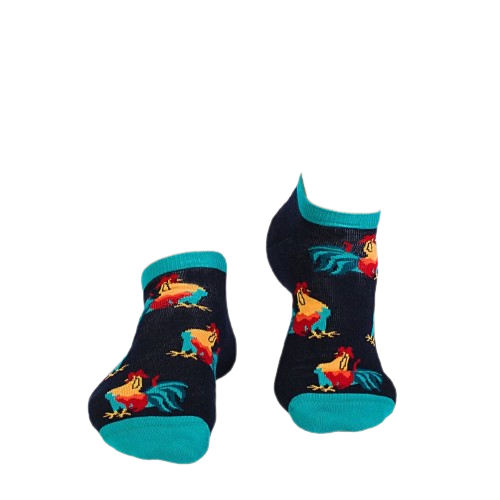 Sosete scurte bumbac organic COLOUR COTTON Rooster Sneaker NAVY [3]