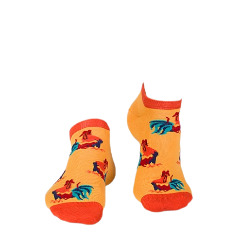 Sosete scurte bumbac organic COLOUR COTTON Rooster Sneaker YELLOW [3]