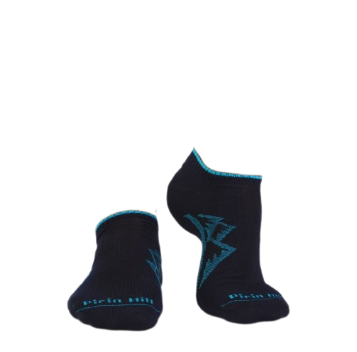 Sosete scurte bumbac organic Mountains Dark Blue [5]