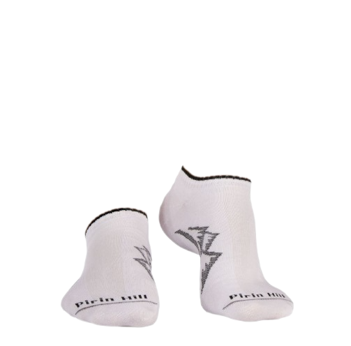 Sosete scurte bumbac organic Mountains White [5]