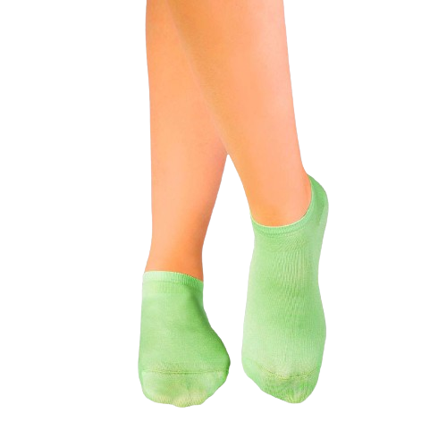 Șosete scurte din Bumbac Mercerizat verde pal [4]