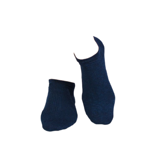 Sosete scurte din in si bumbac LINEN SNEAKER SOCKS Albastru inchis [3]