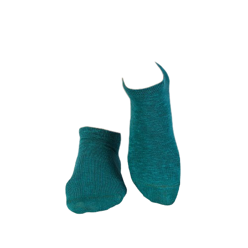 Sosete scurte din in si bumbac LINEN SNEAKER SOCKS Albastru petrol [3]