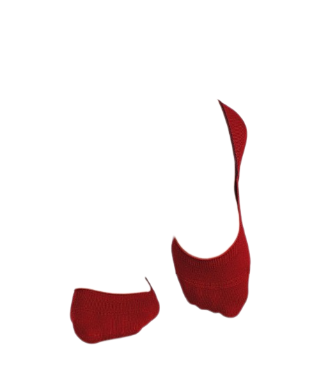 Sosete tip talpici SUPER INVISIBLE ORGANIC SOCKS x2 Bordeaux [3]