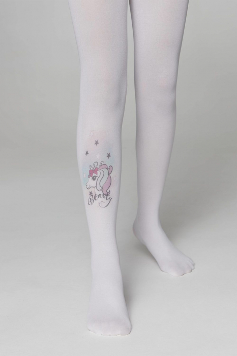 Ciorapi fete din microfibra cu model unicorn Beauty 50 Den [2]
