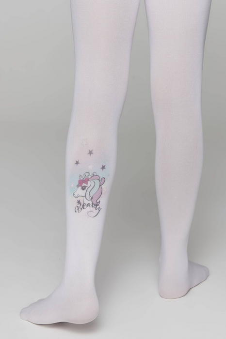 Ciorapi fete din microfibra cu model unicorn Beauty 50 Den [3]